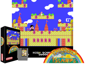RAINBOW ISLANDS - THE STORY OF BUBBLE BOBBLE 2 (J) Cover